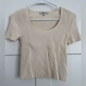 Madewell Short Sleeve Top, Small